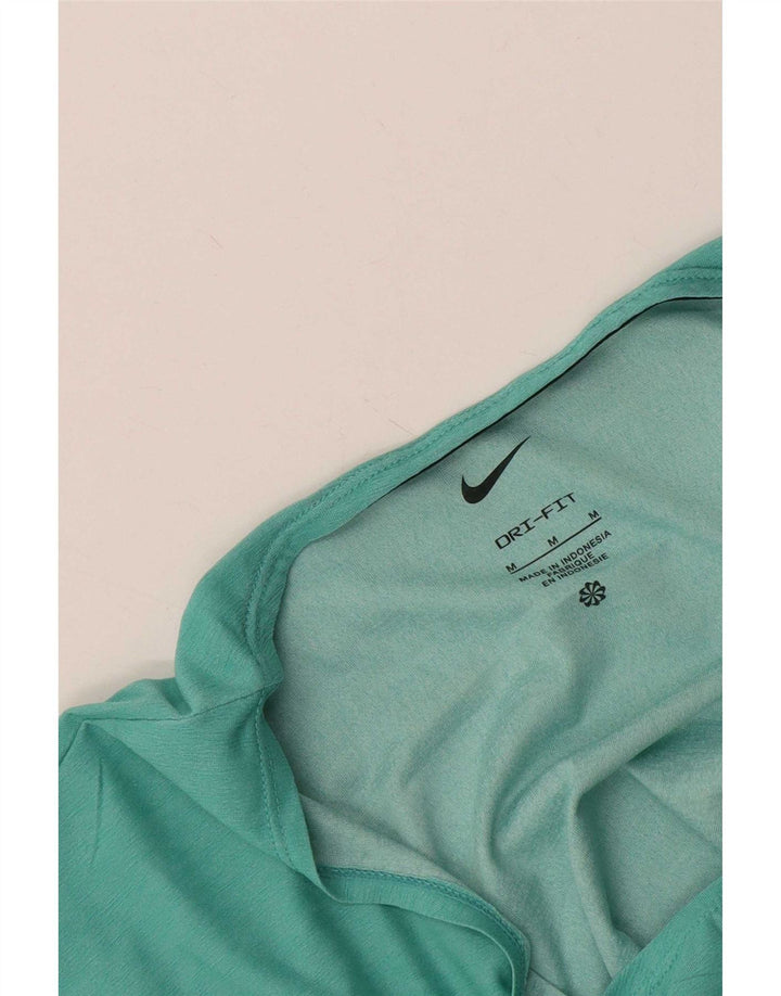 Nike Ženska Dri Fit majica kratkih rukava UK 14 srednje plava