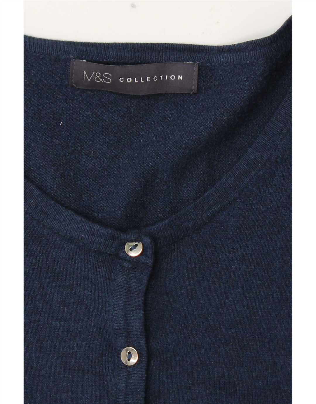 Marks & Spencer ženski kardigan pulover UK 14 Veliki tamnoplavi