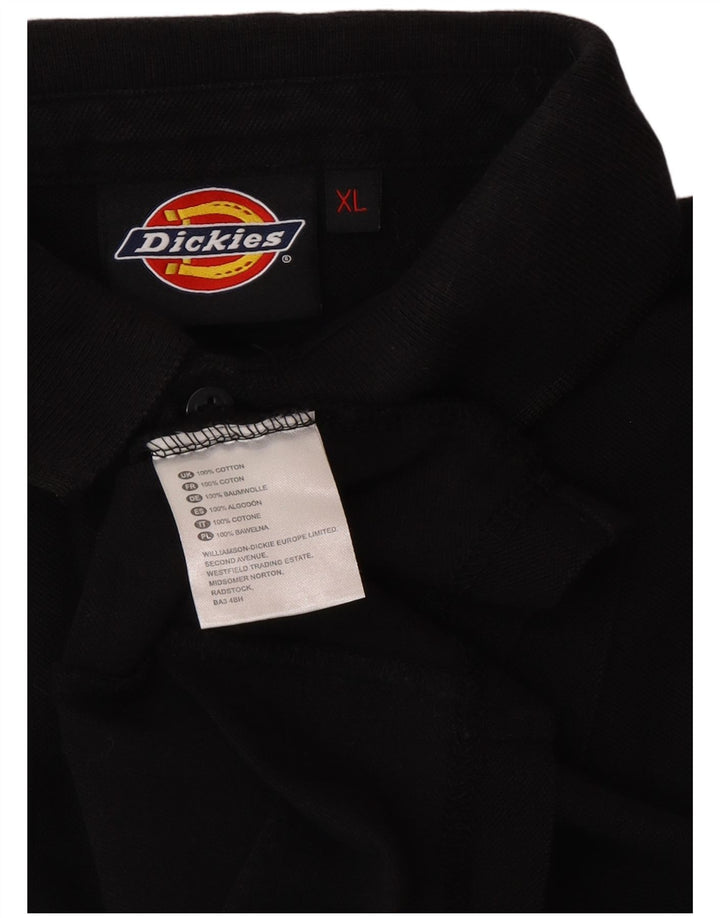 DICKIES muška polo majica s grafičkim motivima XL, crni pamuk