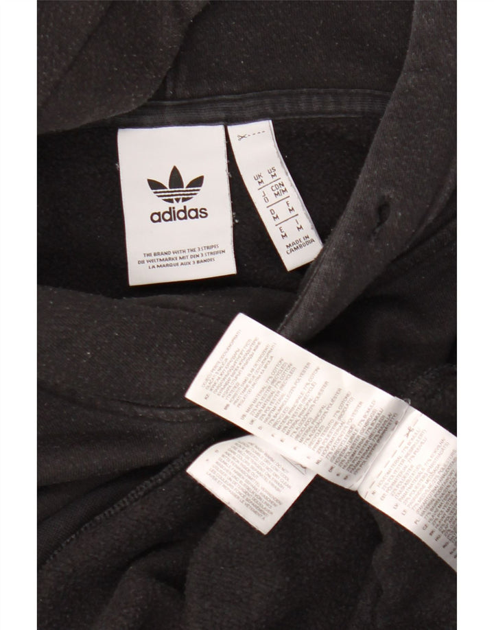 Adidas muška majica s kapuljačom Srednje crni pamuk