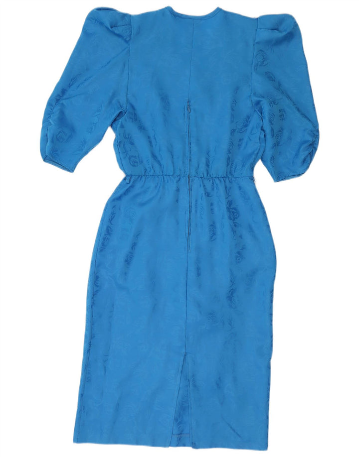 YESSICA Ženska preklopna haljina EU 38 Srednje plavi cvjetni poliester