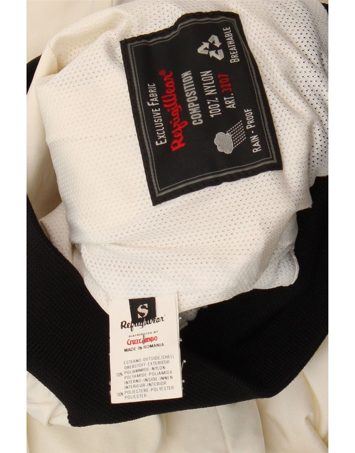 Refrigiwear ženska prevelika bomber jakna UK 10 Small White Colourblock