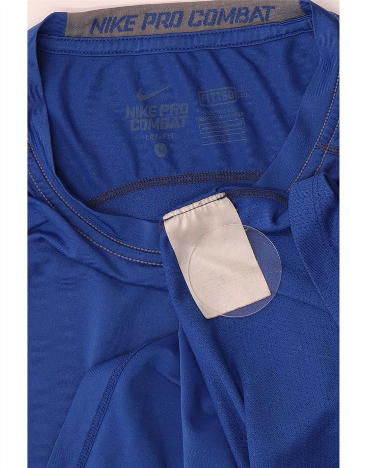 Nike Dri Fit majica kratkih rukava, veliki plavi poliester