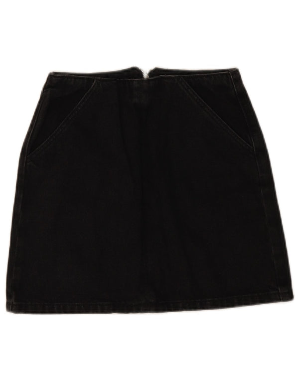 Topshop ženska traper suknja EU 34 2XS W24 crni pamuk