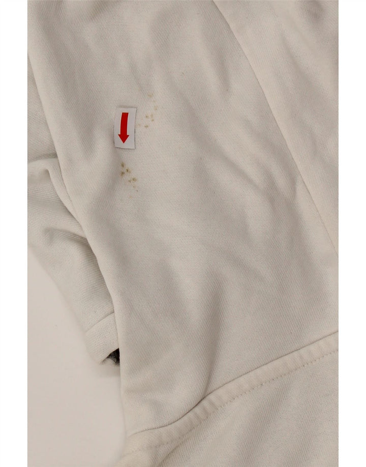 CHAMPION Mens Graphic Hoodie Jumper Large White Vintage Champion and Second-Hand Champion from Messina Hembry 