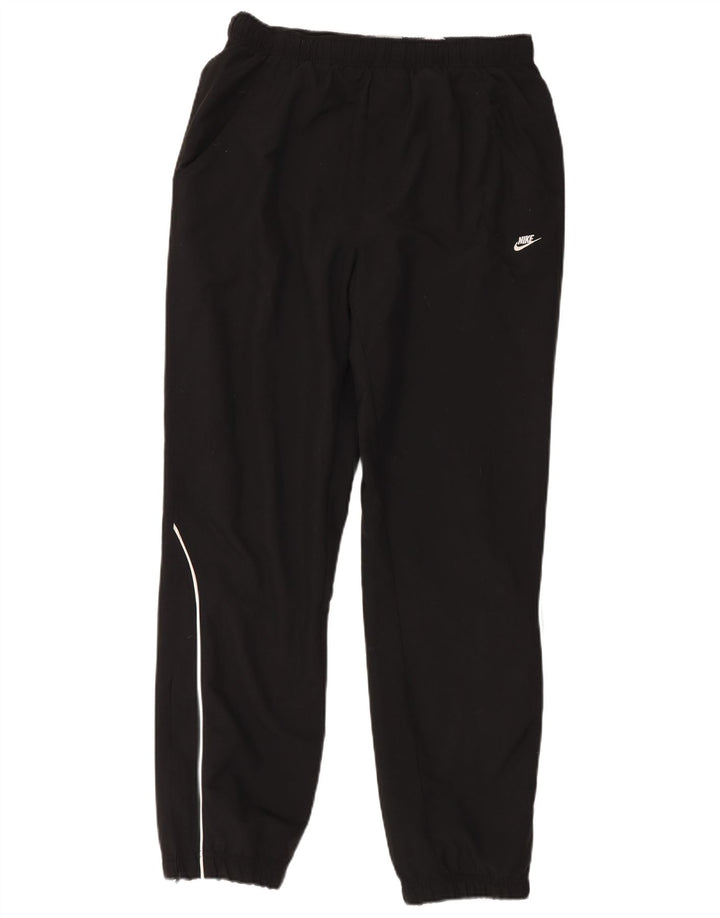 Nike muške hlače za trenirku, velike crne hlače od poliestera