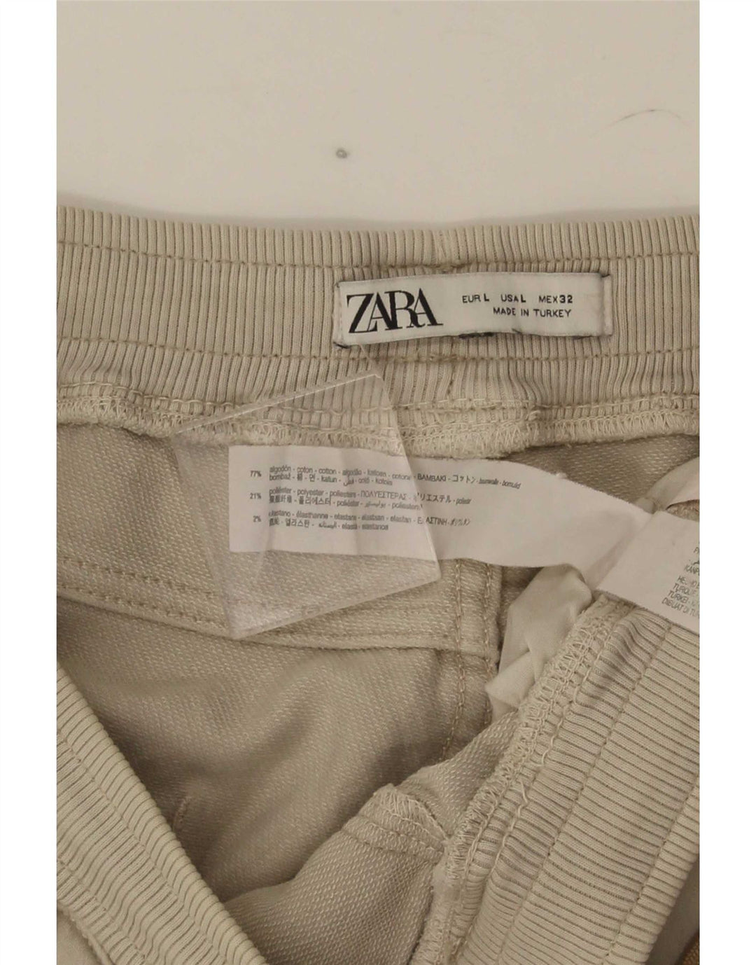 Zara muške kargo kratke hlače velike W32 bež pamuk