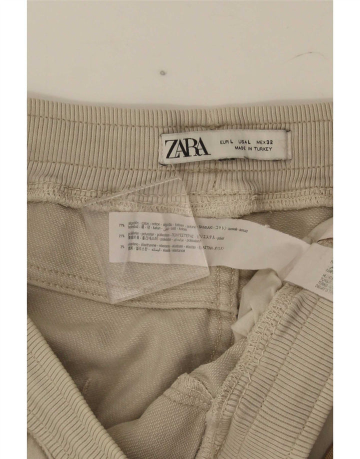 Zara muške kargo kratke hlače velike W32 bež pamuk