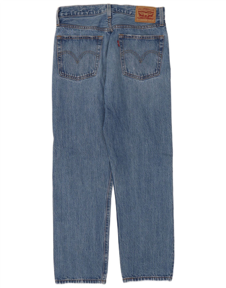 Levi's ženske 501 ravne traperice W27 L26 plavi pamuk