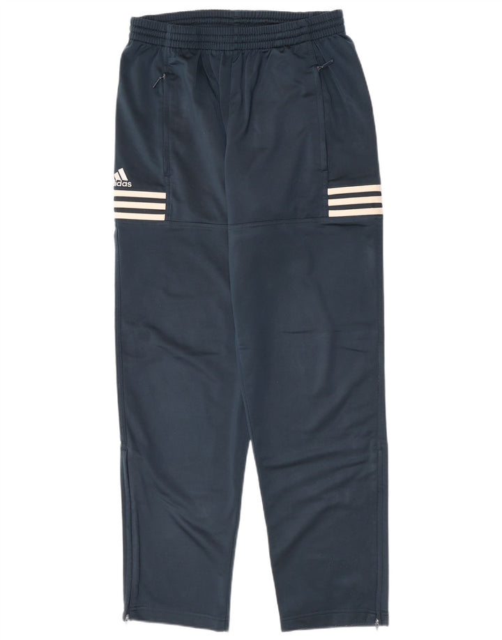 Adidas muške hlače za trenirku UK 38/40 srednje tamnoplave poliesterske