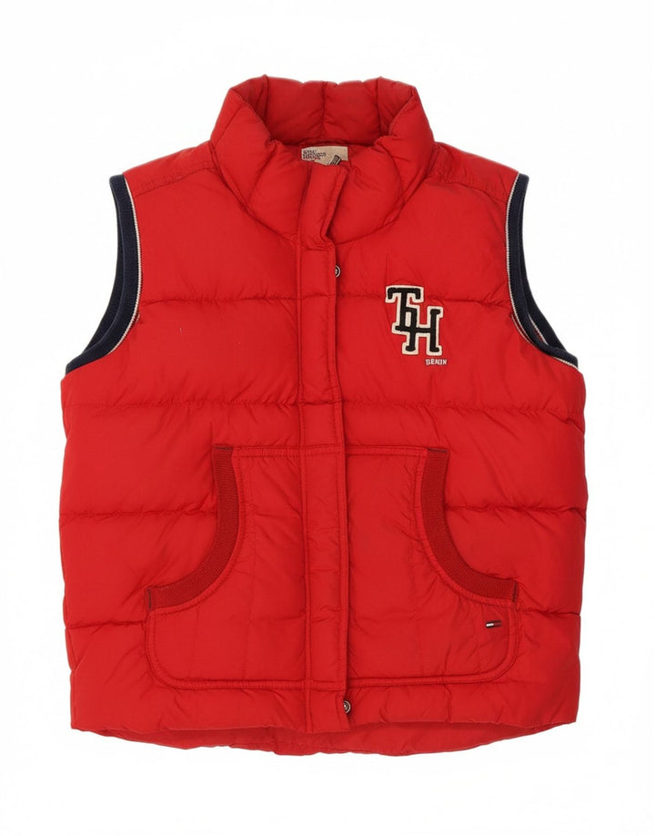 TOMMY HILFIGER Boys Padded Gilet 13-14 Years Medium  Red Polyester