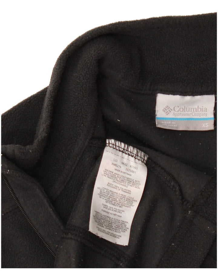 Columbia muški džemper od flisa s patentnim izrezom XS crni poliester