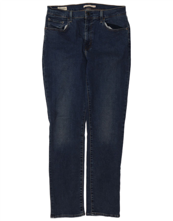 LEVI'S ženske ravne traperice visokog struka 724 W32 L32 plavi pamuk