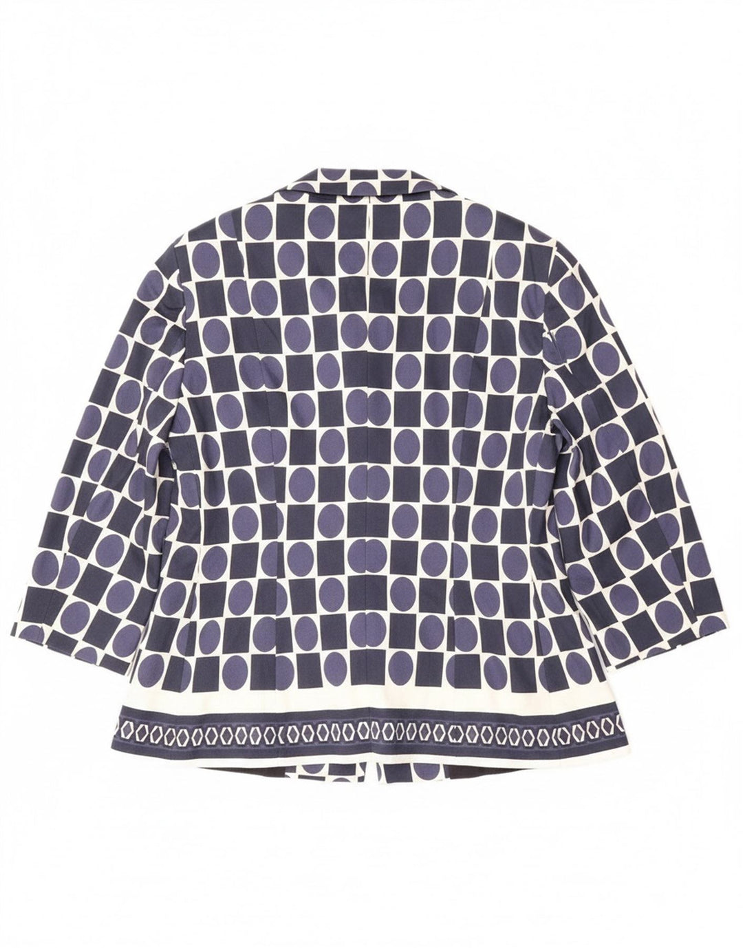 Ženska jakna Perte by Krizia UK 16 velika tamnoplava geometrijska