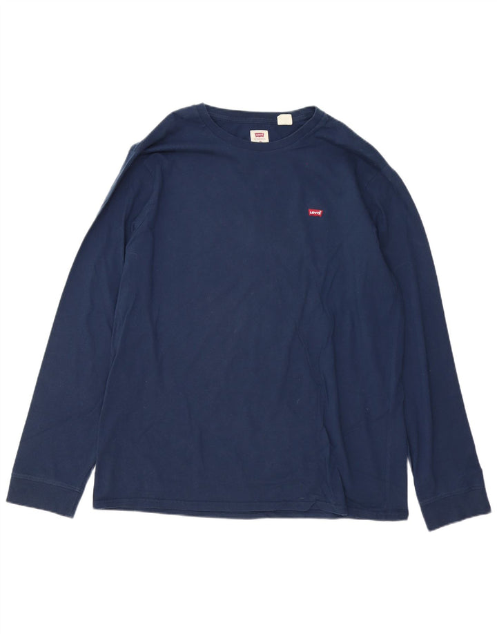Levi's standardna muška majica dugih rukava XL tamnoplavi pamuk