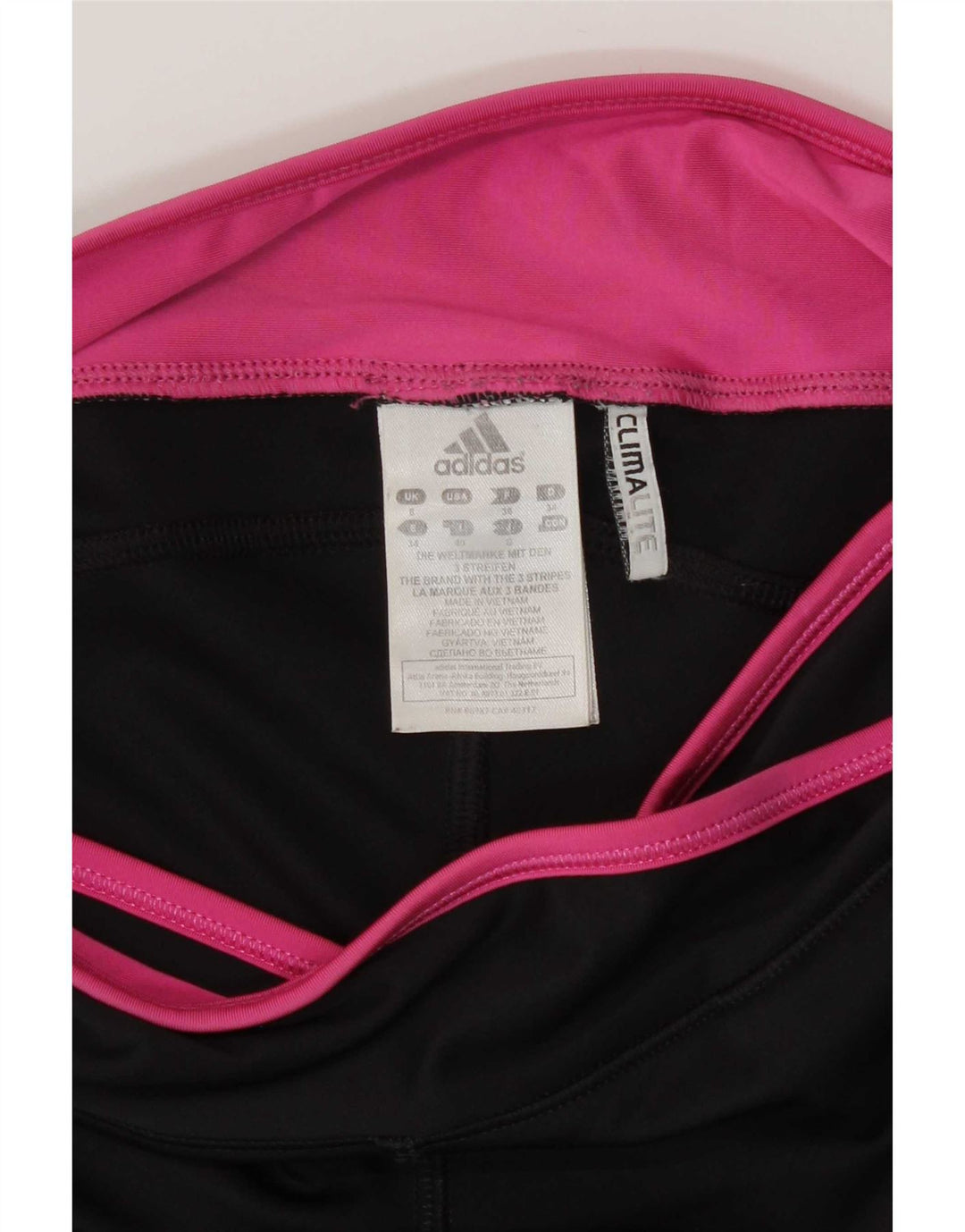 Adidas ženske Climalite Capri tajice UK 8 male crne poliesterske