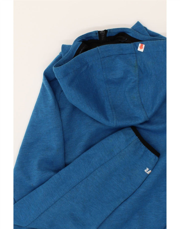 RUSSELL ATHLETIC Mens Zip Hoodie Sweater UK 38/40 Medium Blue Polyester Vintage Russell Athletic and Second-Hand Russell Athletic from Messina Hembry 