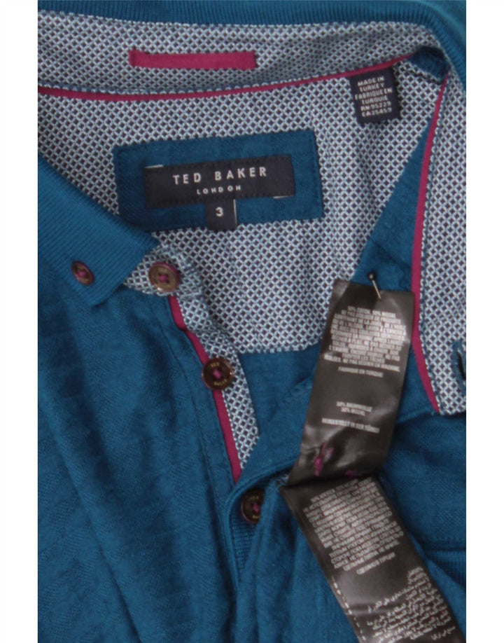 Muška polo majica Ted Baker Veličina 3 srednje tirkizni pamuk