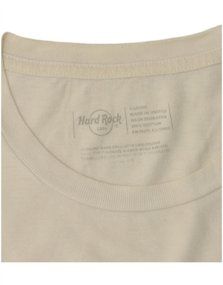 Hard Rock Cafe Ženska majica kratkih rukava Dublin Graphic UK 18 XL Bijeli pamuk