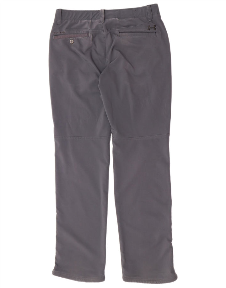 Under Armour muške obične chino hlače W34 L34 sivi poliester