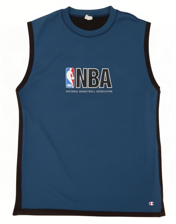 Champion muški NBA grafički prsluk XL tamnoplavi Colourblock