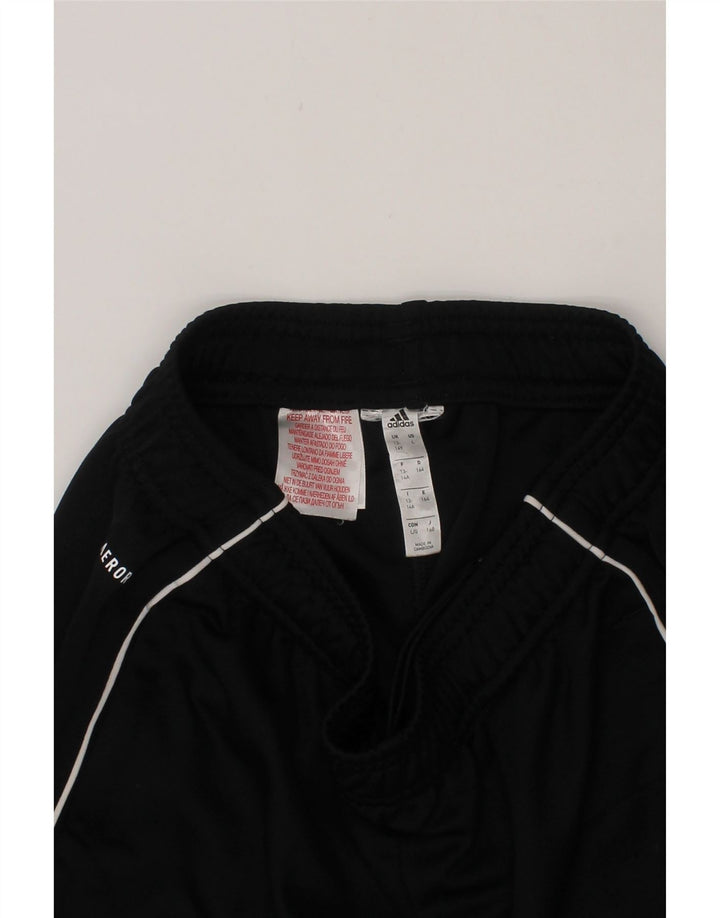ADIDAS Boys Tracksuit Trousers 13-14 Years  Black Vintage Adidas and Second-Hand Adidas from Messina Hembry 