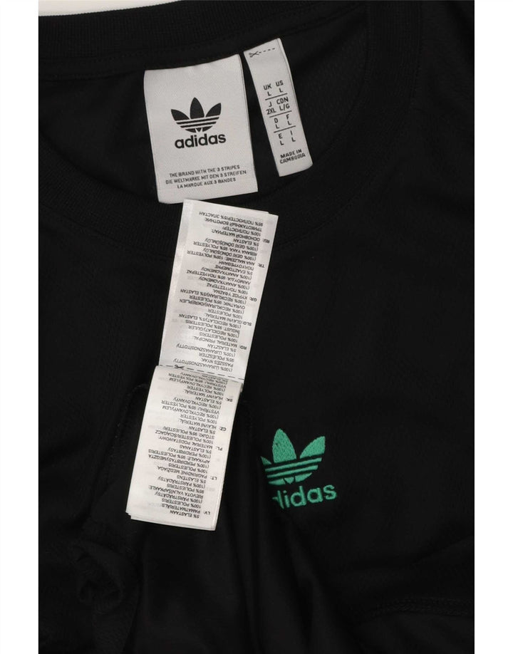 Adidas muška majica kratkih rukava velika crna Argyle/Diamond poliester