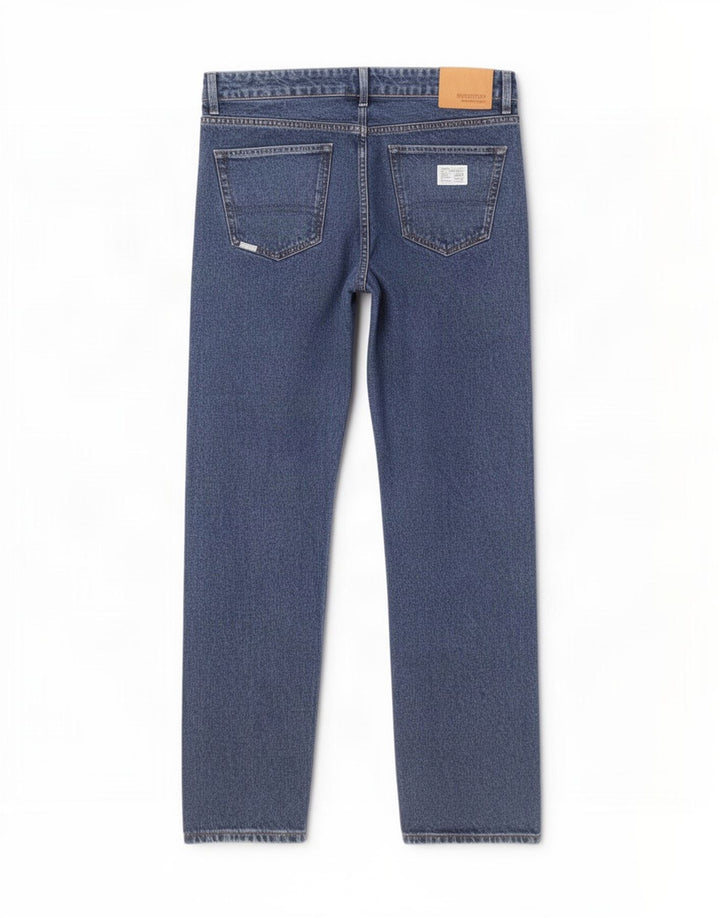 Superdry muške ravne traperice W32 L32 plavi pamuk