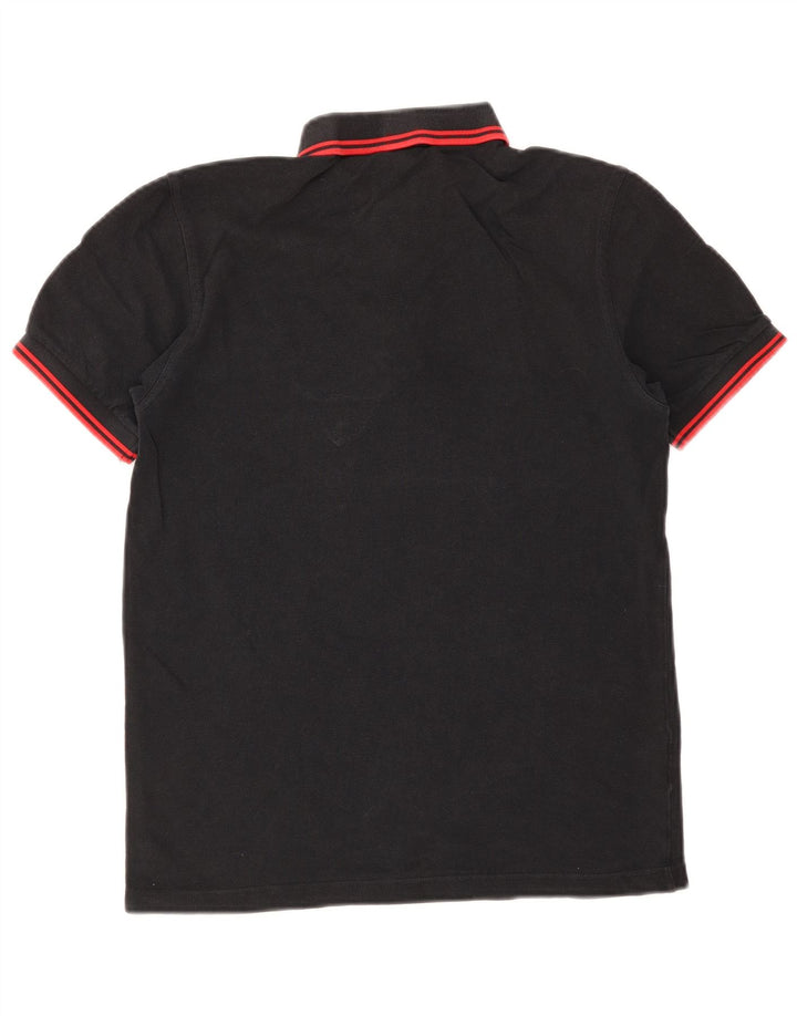 Fred Perry muška polo majica mala pamučna crna na pruge