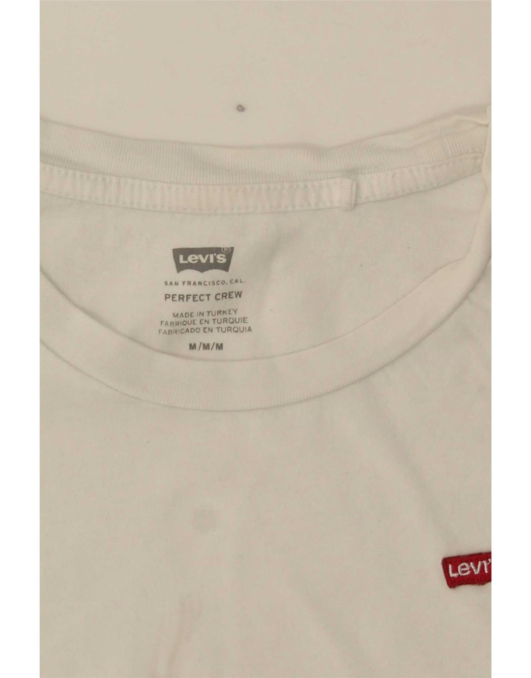 Levi's ženska majica kratkih rukava UK 14 Srednje bijela