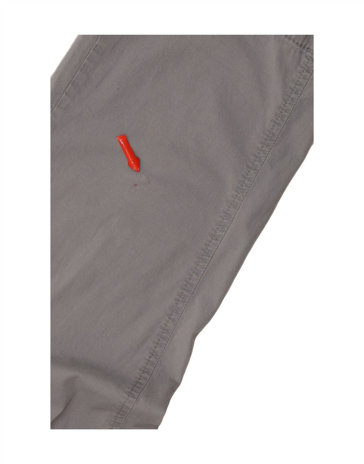 MOSSIMO Womens Straight Capri Trousers US 4 Small W30 L21 Grey Cotton Vintage Mossimo and Second-Hand Mossimo from Messina Hembry 