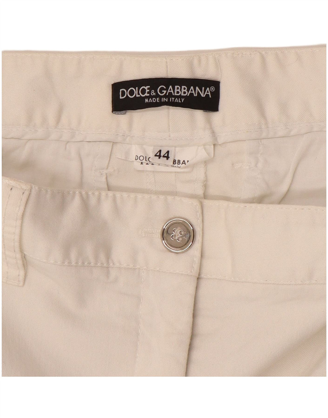 Dolce & Gabbana ženske kargo kratke hlače IT 44 srednje W32 bijela