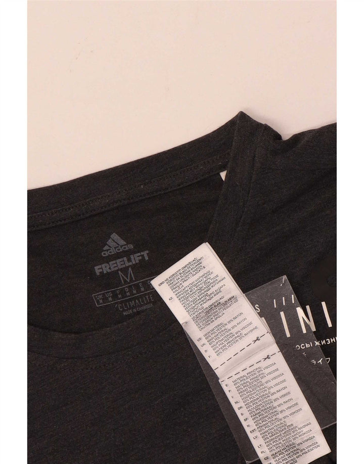 Adidas muška majica kratkih rukava Climalite Graphic Top srednje sivi poliester
