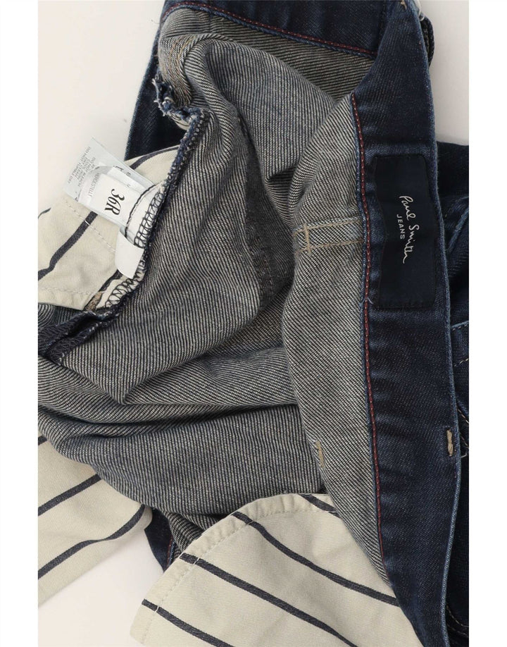 Muške uske traperice Paul Smith W36 L30 tamnoplavi pamuk