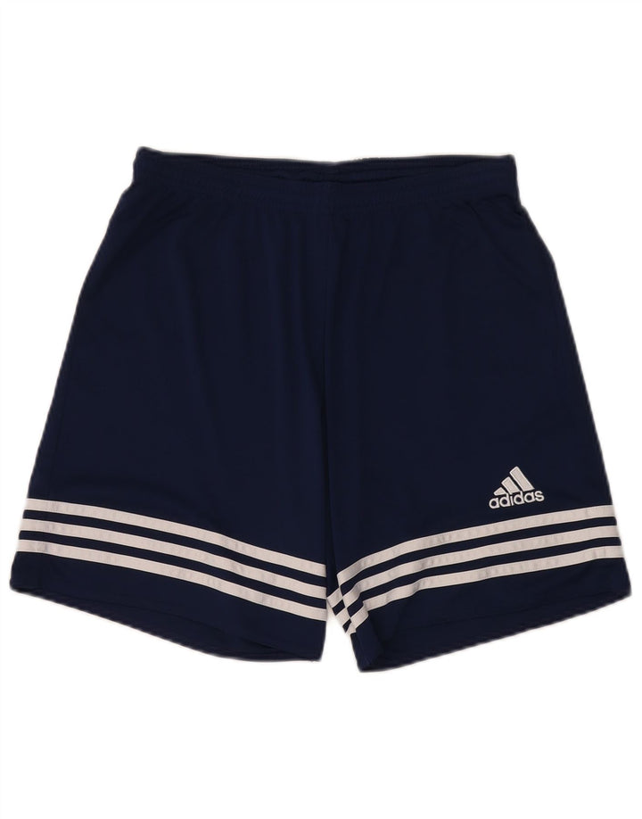 Adidas muške sportske kratke hlače Climalite Medium tamnoplavi poliester