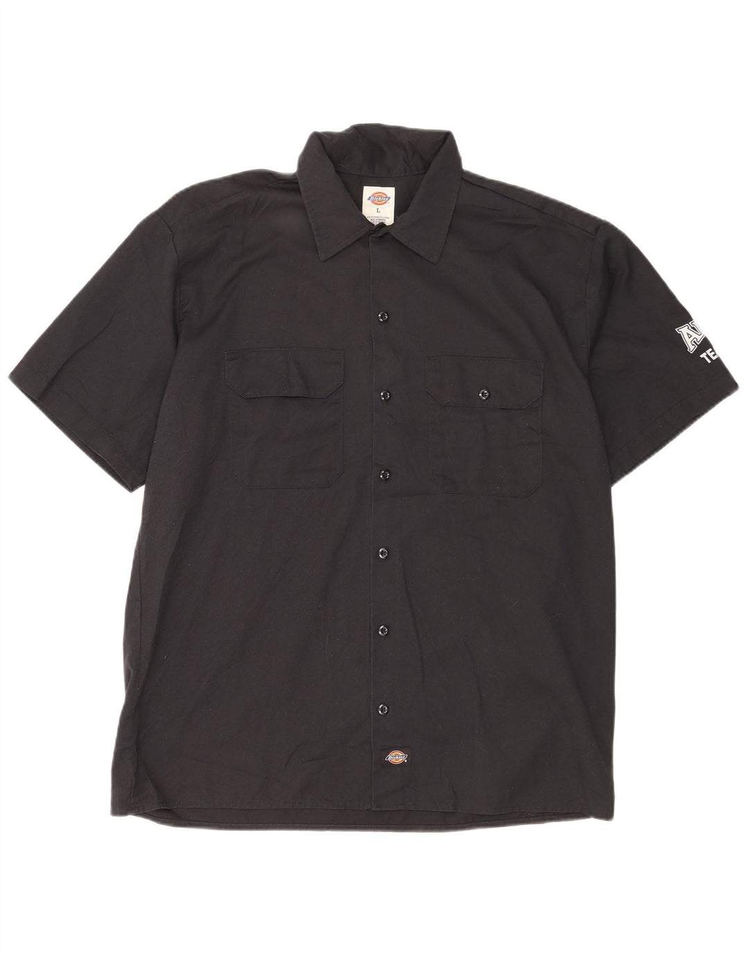 DICKIES Velika crna pamučna muška grafička majica kratkih rukava