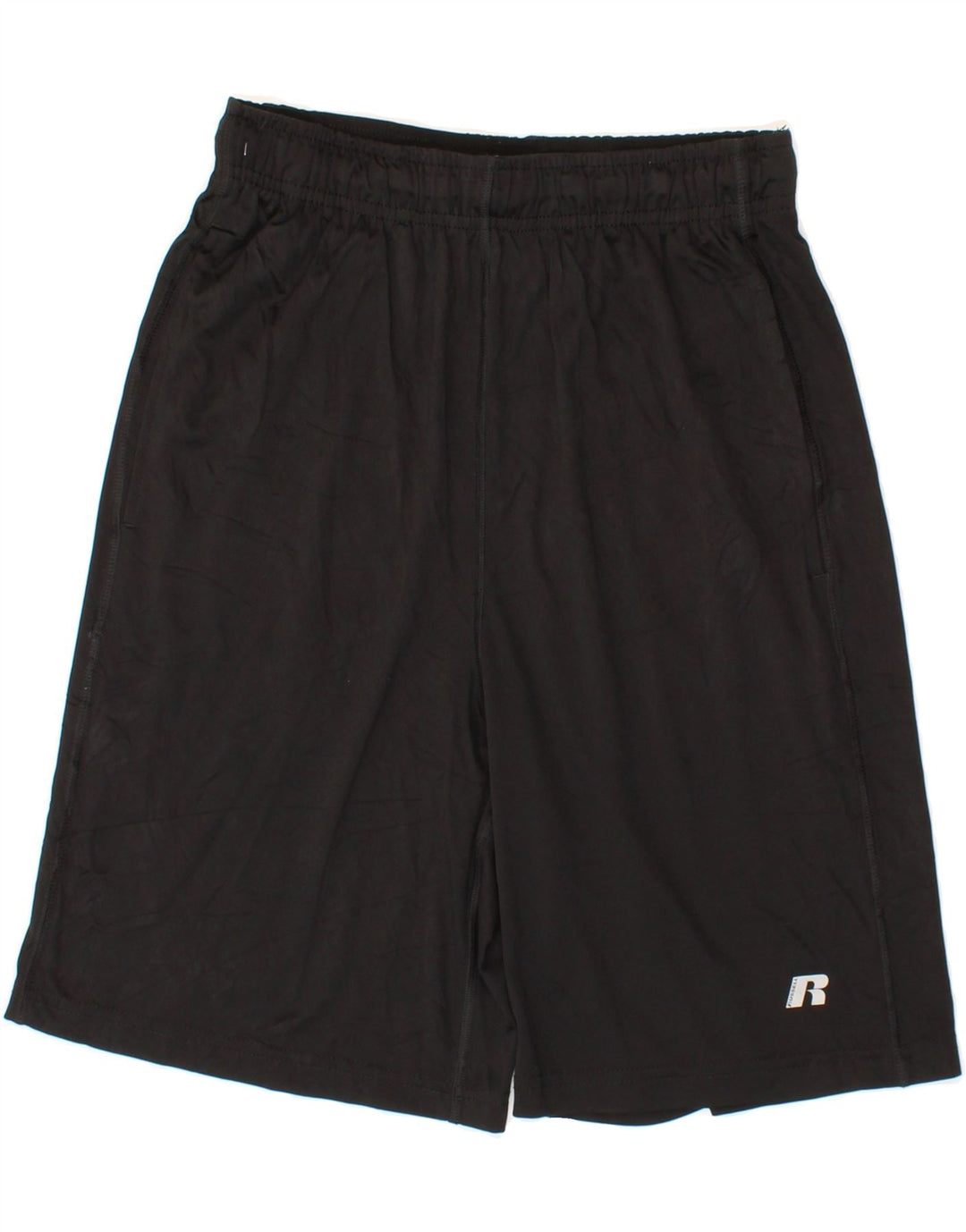 RUSSELL ATHLETIC Mens Sport Shorts Small  Black Polyester Vintage Russell Athletic and Second-Hand Russell Athletic from Messina Hembry 
