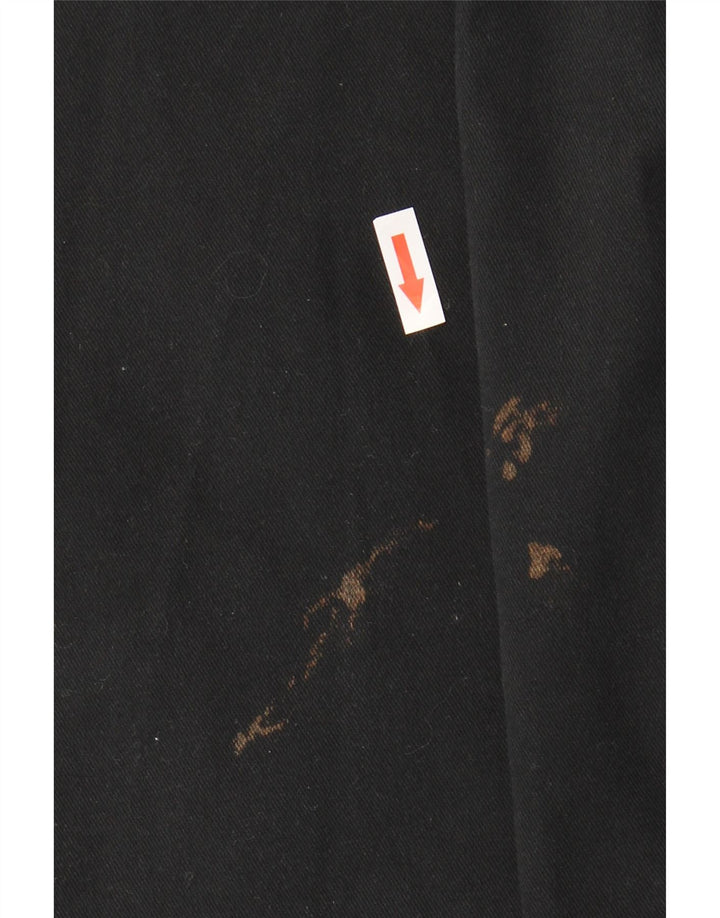 Dickies ženske chino hlače širokih nogavica W26 L28 crni poliester