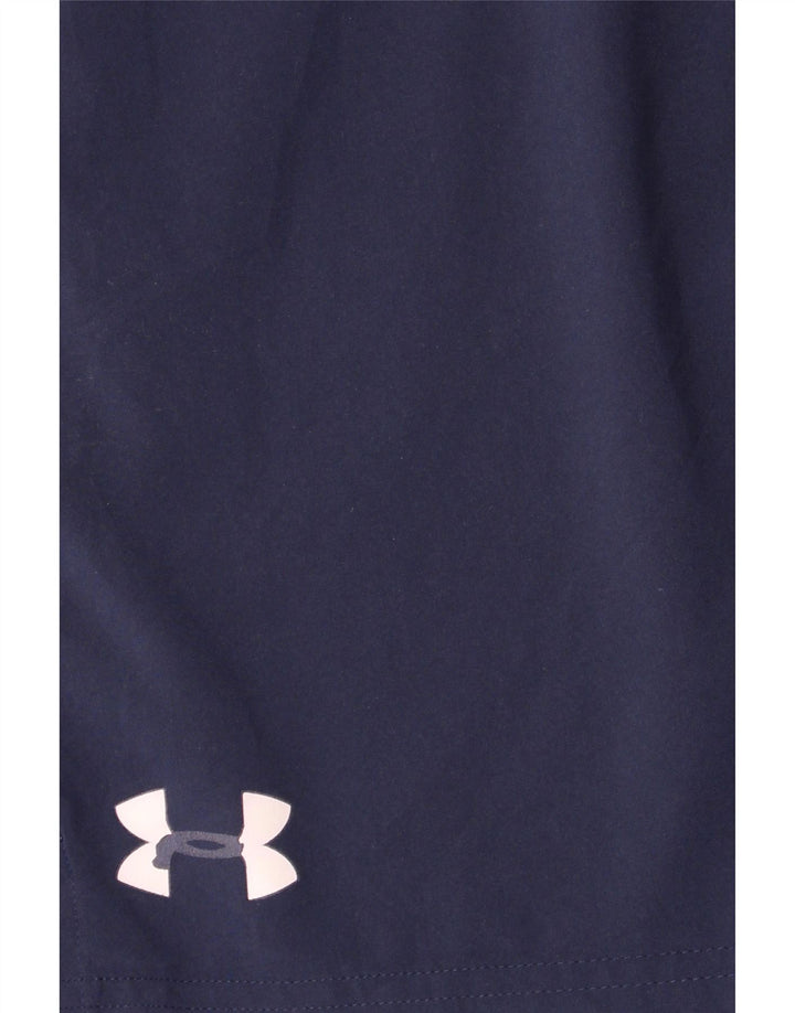 Under Armour muške sportske kratke hlače s grafičkim motivima, veliki tamnoplavi poliester
