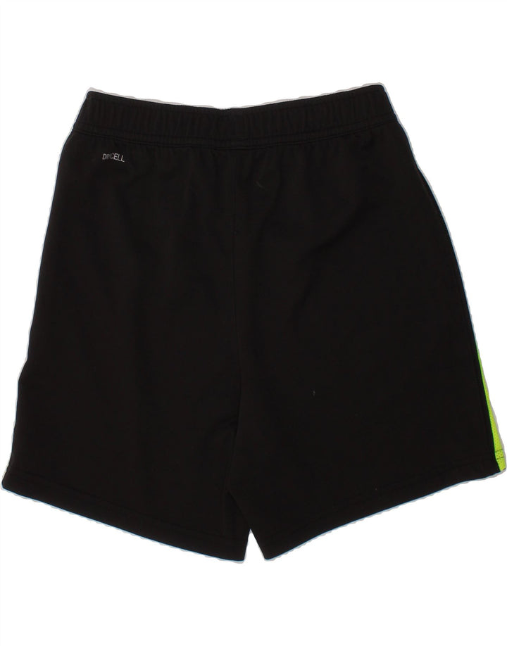 PUMA Boys Sport Shorts 11-12 Years Black Colourblock Polyester Vintage Puma and Second-Hand Puma from Messina Hembry 