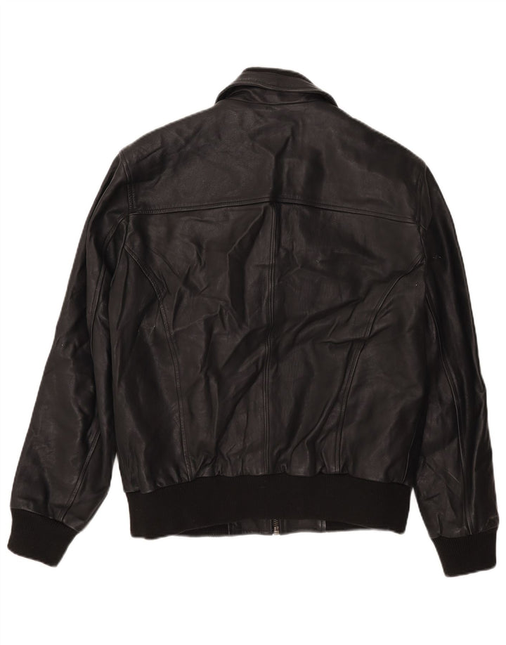 Vintage muška bomber kožna jakna IT 50 Large Black