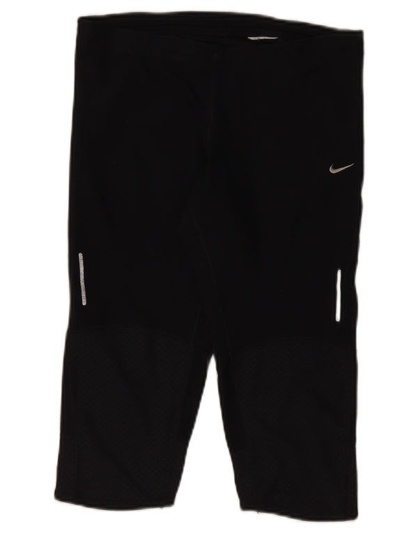 Nike ženske Dri Fit Capri tajice UK 14 srednje crne sportske
