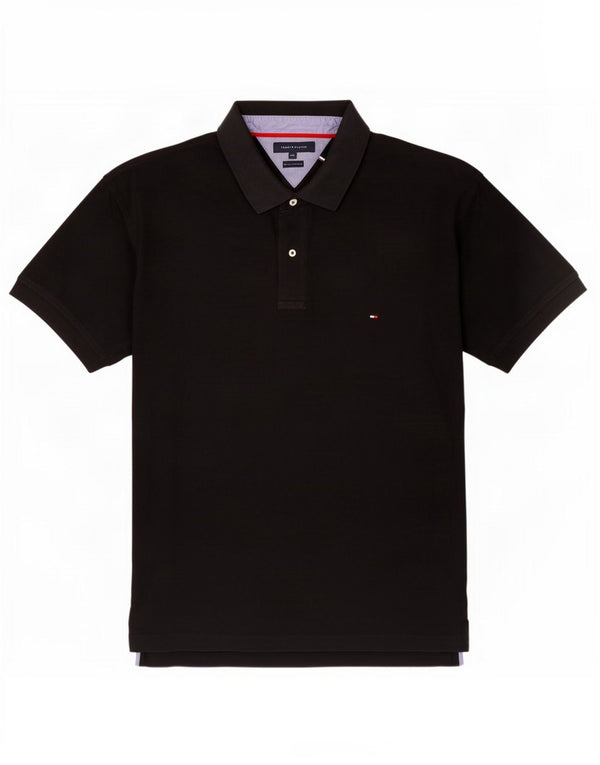 Tommy Hilfiger muška polo majica 4XL crni pamuk