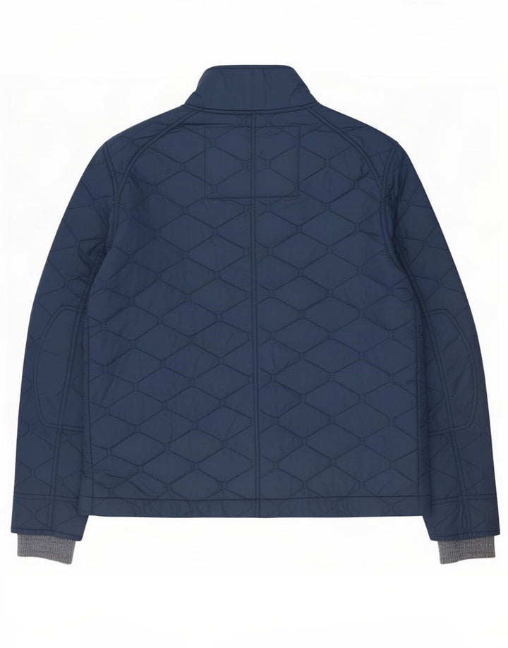 Superdry muška prošivena jakna UK 44 2XL tamnoplavi najlon