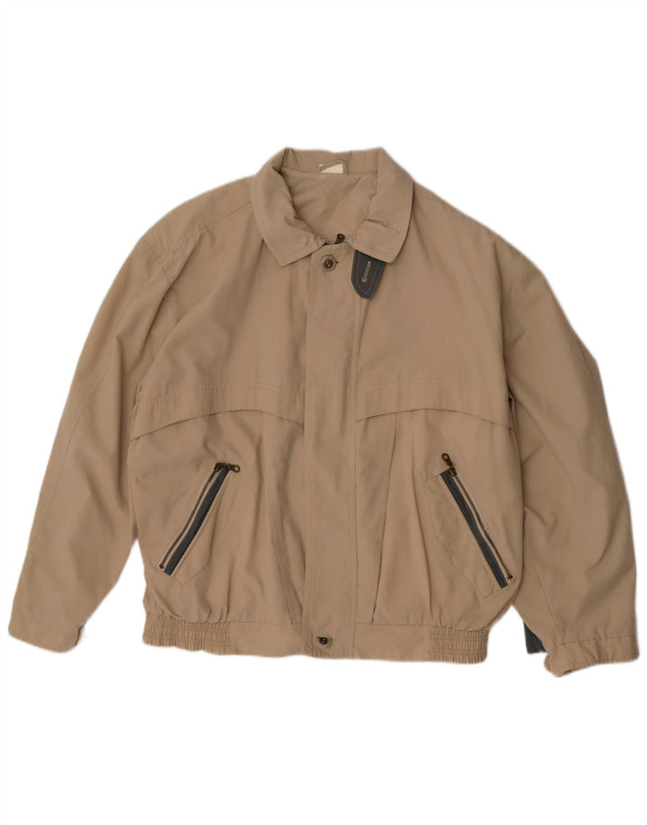 Vintage muška bomber jakna UK 42 XL kaki poliester