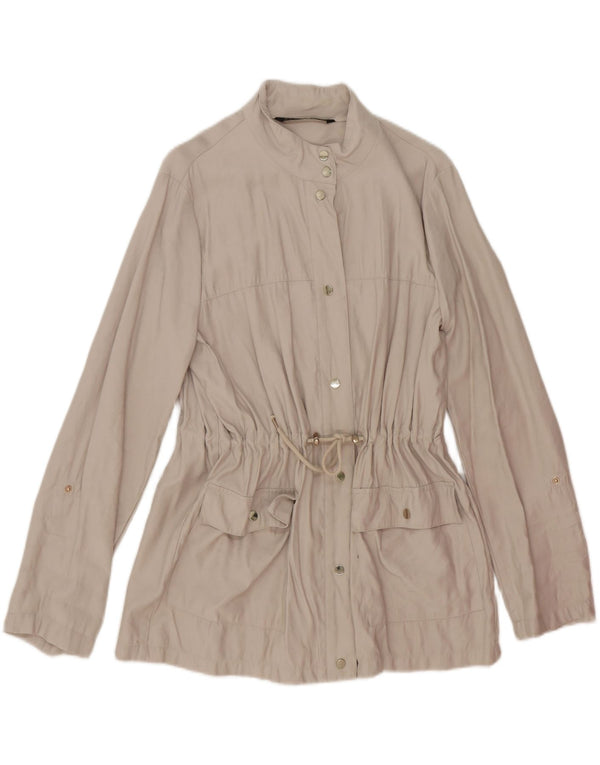 Zara ženska utility jakna UK 18 XL bež viskoza