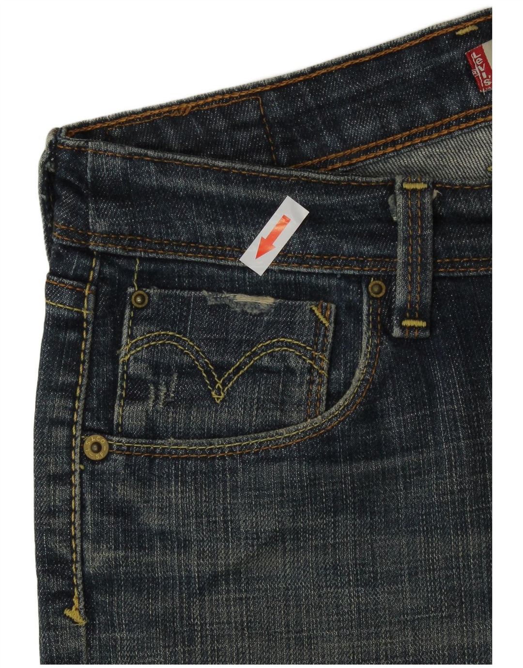 Levi's ženske 627 ravne traperice W30 L27 plave