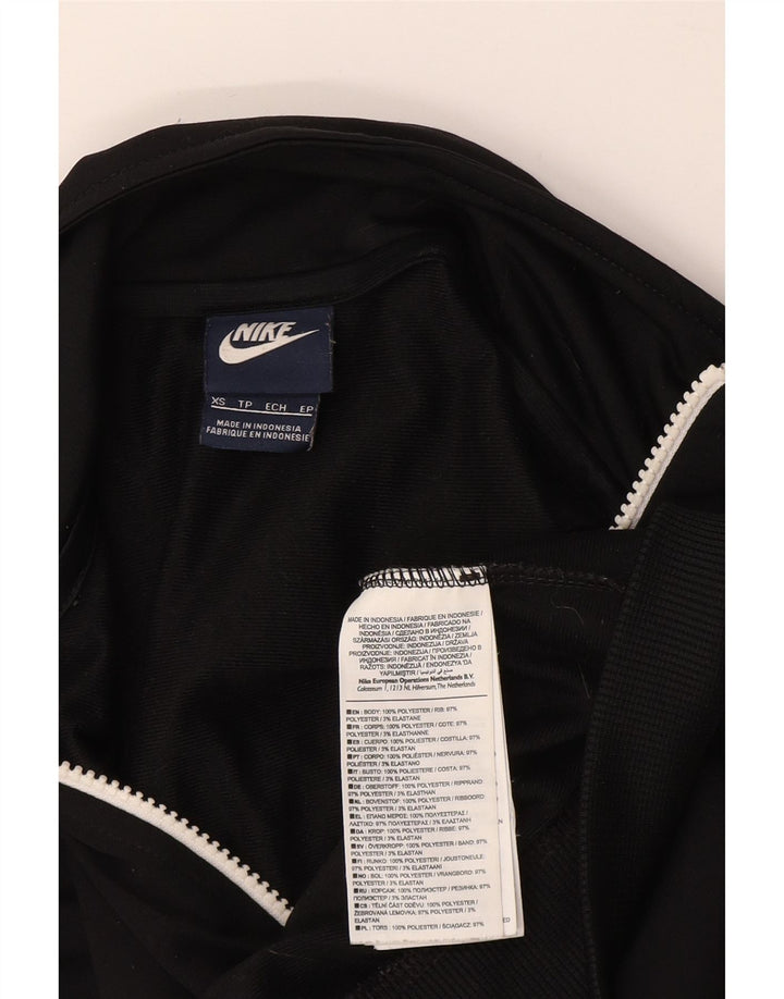 Nike muška gornja jakna trenirke XS crni poliester u boji