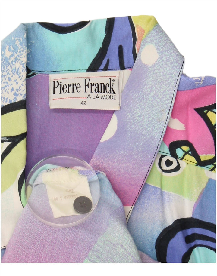 VINTAGE Ženska košulja s apstraktnim uzorkom EU 42, velika, višebojna