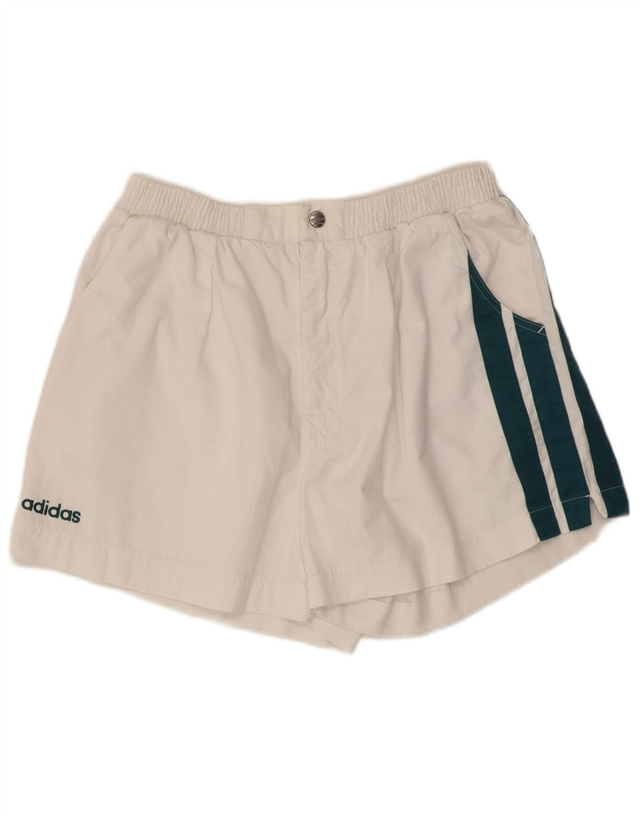 Adidas muške chino kratke hlače W38 XL bijeli poliester u boji